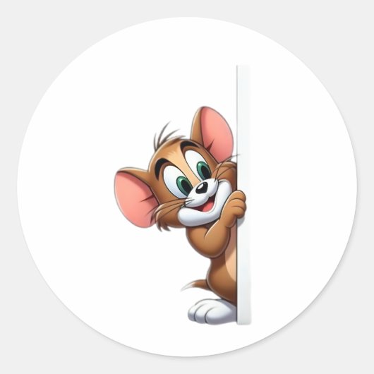 Tom & Jerry Hartverwarmende Sticker (Voorkant)