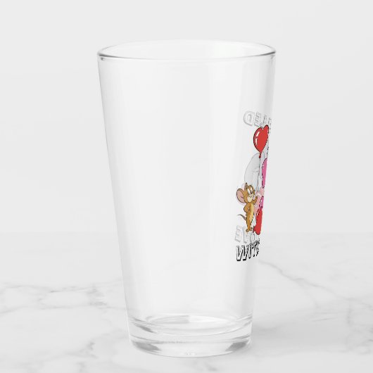 Tom & Jerry Inflate Valentijn Heart Balloons Glas (Rechts)