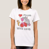 Tom & Jerry Inflate Valentijn Heart Balloons T-shirt (Voorkant)