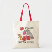 Tom & Jerry Inflate Valentijn Heart Balloons Tote Bag (Voorkant)