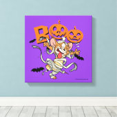 Tom & Jerry | Jerry is zo eng Canvas Afdruk (Insitu (Houten vloer))