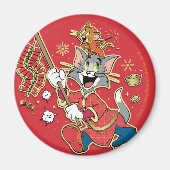Tom & Jerry Lighting Firecrackers Magneet (Voorkant)