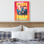 Tom & Jerry met Kayla en Terrance - Muisvanger Canvas Afdruk (Insitu (Slaapkamer))