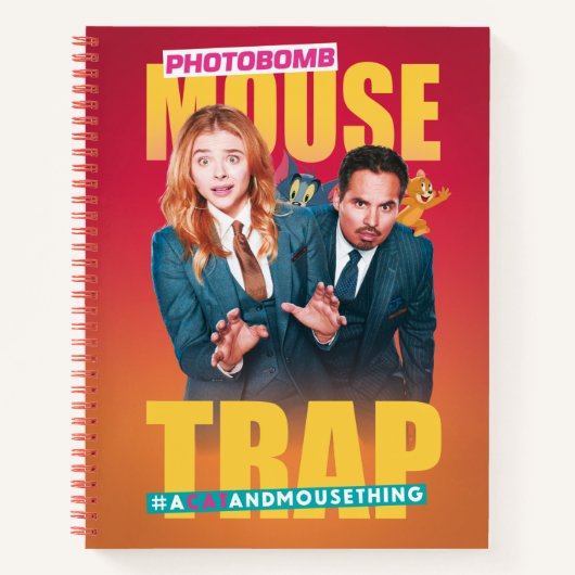 Tom & Jerry met Kayla en Terrance - Muisvanger Notitieboek (Voorkant)