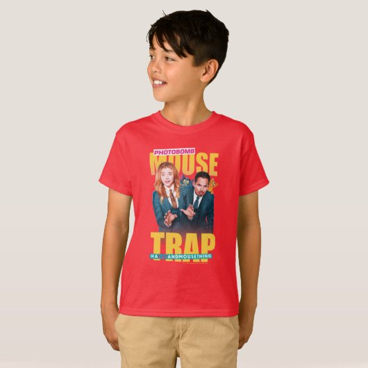 Tom & Jerry met Kayla en Terrance - Muisvanger T-shirt (Voorkant volledig)