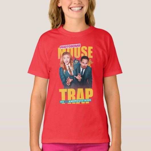 Tom & Jerry met Kayla en Terrance - Muisvanger T-shirt (Voorkant)