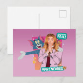 Tom & Jerry met Kayla - Frenemies Briefkaart (Voorkant / Achterkant)