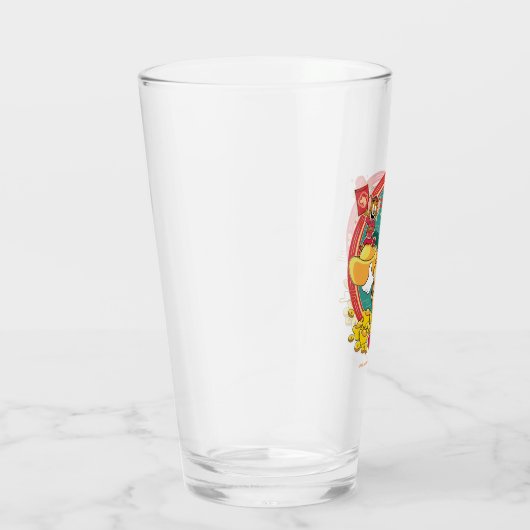 Tom & Jerry New Years Red Envelope Glas (Rechts)