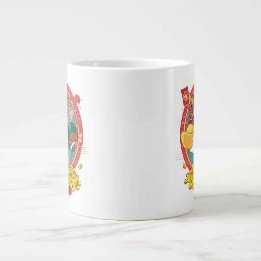 Tom & Jerry New Years Red Envelope Grote Koffiekop (Voorkant)
