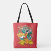 Tom & Jerry New Years Red Envelope Tote Bag (Achterkant)