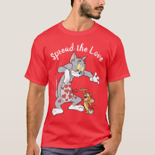 Tom & Jerry Painting Valentijn Hearts T-shirt