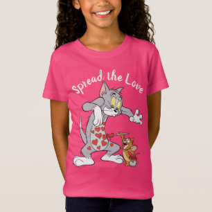 Tom & Jerry Painting Valentijn Hearts T-shirt