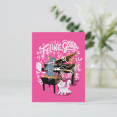 Tom & Jerry Play Piano - Feline Good Briefkaart (Staand voorkant)
