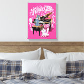 Tom & Jerry Play Piano - Feline Good Canvas Afdruk (Insitu (Slaapkamer))