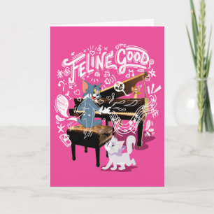Tom & Jerry Play Piano - Feline Good Kaart