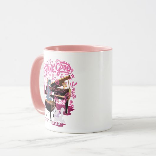 Tom & Jerry Play Piano - Feline Good Mok (Voorkant links)