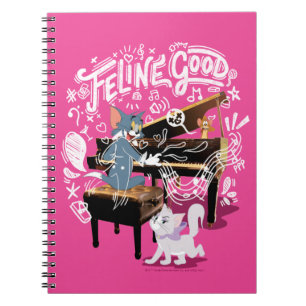 Tom & Jerry Play Piano - Feline Good Notitieboek