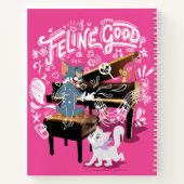 Tom & Jerry Play Piano - Feline Good Notitieboek (Achterkant)