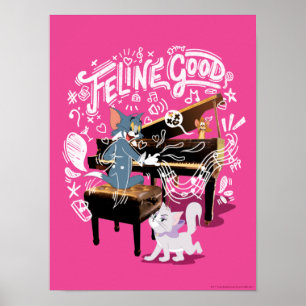 Tom & Jerry Play Piano - Feline Good Poster