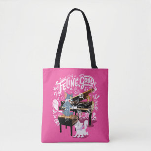 Tom & Jerry Play Piano - Feline Good Tote Bag