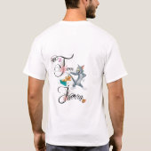 Tom Jerry stijl Mooi T-shirt (Achterkant)