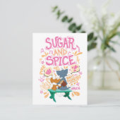 Tom & Jerry - Sugar en Spice Briefkaart (Staand voorkant)