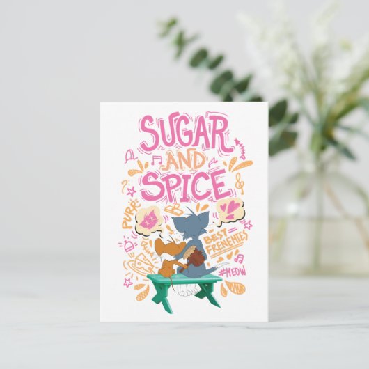Tom & Jerry - Sugar en Spice Briefkaart (Staand voorkant)