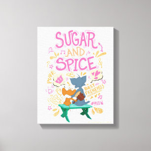 Tom & Jerry - Sugar en Spice Canvas Afdruk