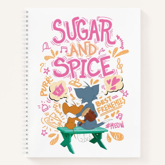 Tom & Jerry - Sugar en Spice Notitieboek (Voorkant)