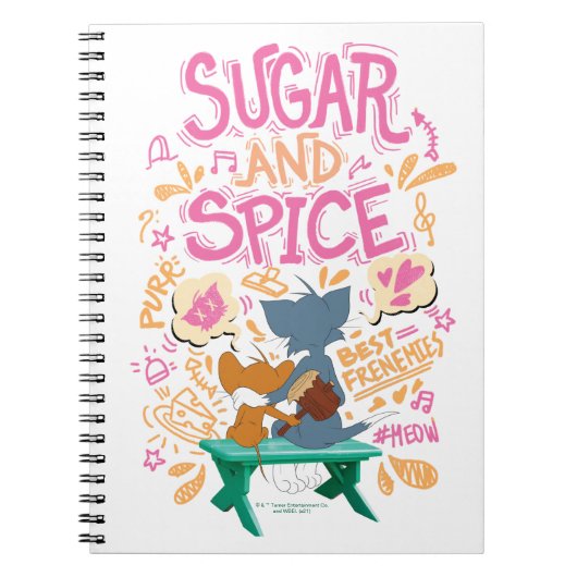 Tom & Jerry - Sugar en Spice Notitieboek (Voorkant)