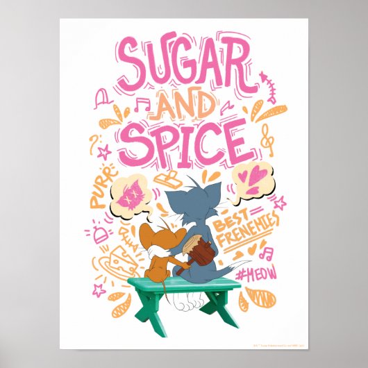Tom & Jerry - Sugar en Spice Poster (Voorkant)