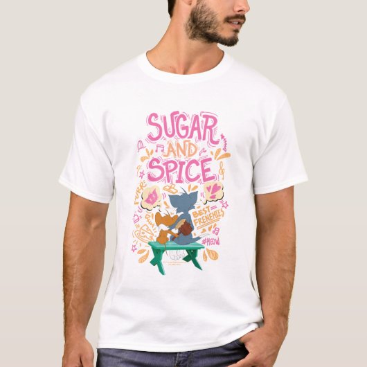 Tom & Jerry - Sugar en Spice T-shirt (Voorkant)