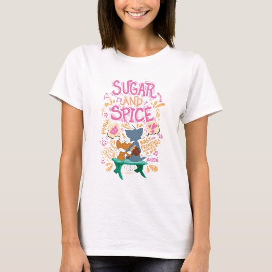 Tom & Jerry - Sugar en Spice T-shirt (Voorkant)