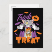 Tom & Jerry | TRICK OR TREAT Briefkaart (Voorkant / Achterkant)