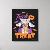 Tom & Jerry | Trick or treat Canvas Afdruk (Voorkant)