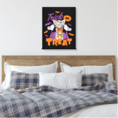 Tom & Jerry | Trick or treat Canvas Afdruk (Insitu (Slaapkamer))
