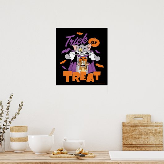 Tom & Jerry | TRICK OR TREAT Poster (Keuken)