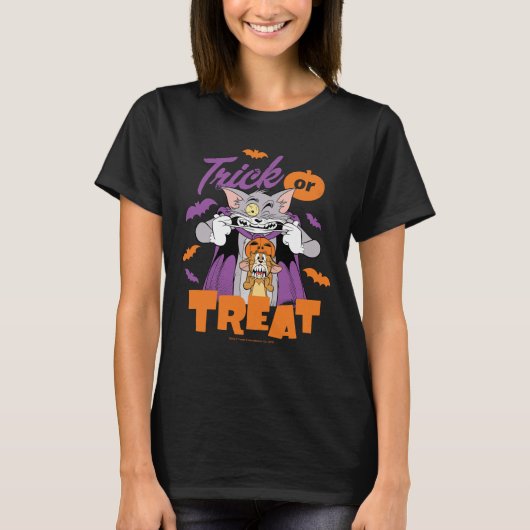 Tom & Jerry | Trick or treat T-shirt (Voorkant)