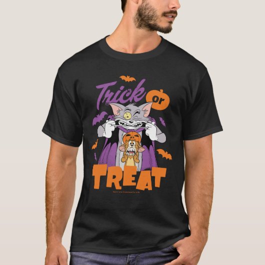 Tom & Jerry | Trick or treat T-shirt (Voorkant)