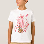 Tom & Jerry Valentijn Painting T-shirt (Voorkant)