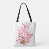 Tom & Jerry Valentijn Painting Tote Bag (Achterkant)