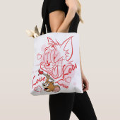 Tom & Jerry Valentijn Painting Tote Bag (Dichtbij)