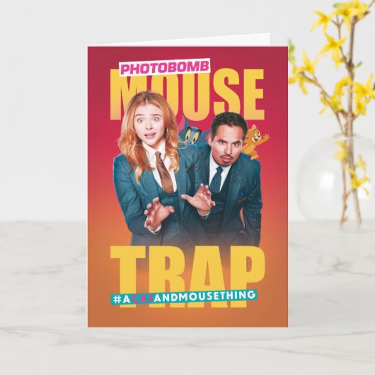 Tom & Jerry With Kayla and Terrance - Mouse Trap Kaart (Gele Bloem)