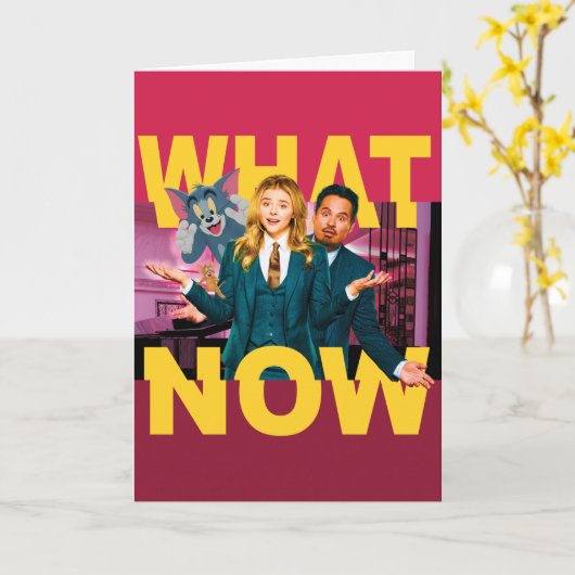 Tom & Jerry With Kayla and Terrance - What Now Kaart (Gele Bloem)