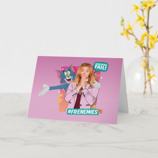 Tom & Jerry With Kayla - Frenemies Kaart (Gele Bloem)