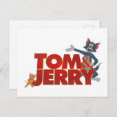 Tom & Jerry with Movie Logo Briefkaart (Voorkant / Achterkant)