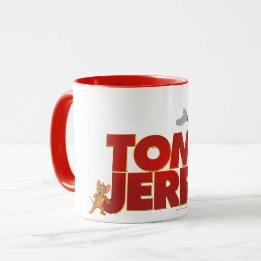 Tom & Jerry with Movie Logo Mok (Voorkant links)