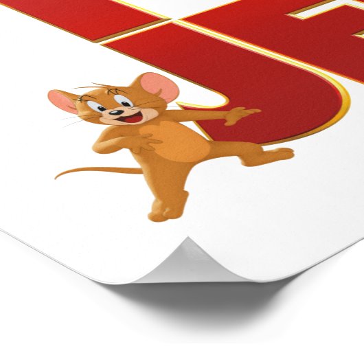 Tom & Jerry with Movie Logo Poster (Hoek)