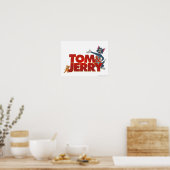 Tom & Jerry with Movie Logo Poster (Keuken)