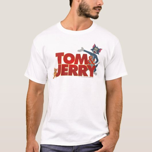 Tom & Jerry with Movie Logo T-shirt (Voorkant)